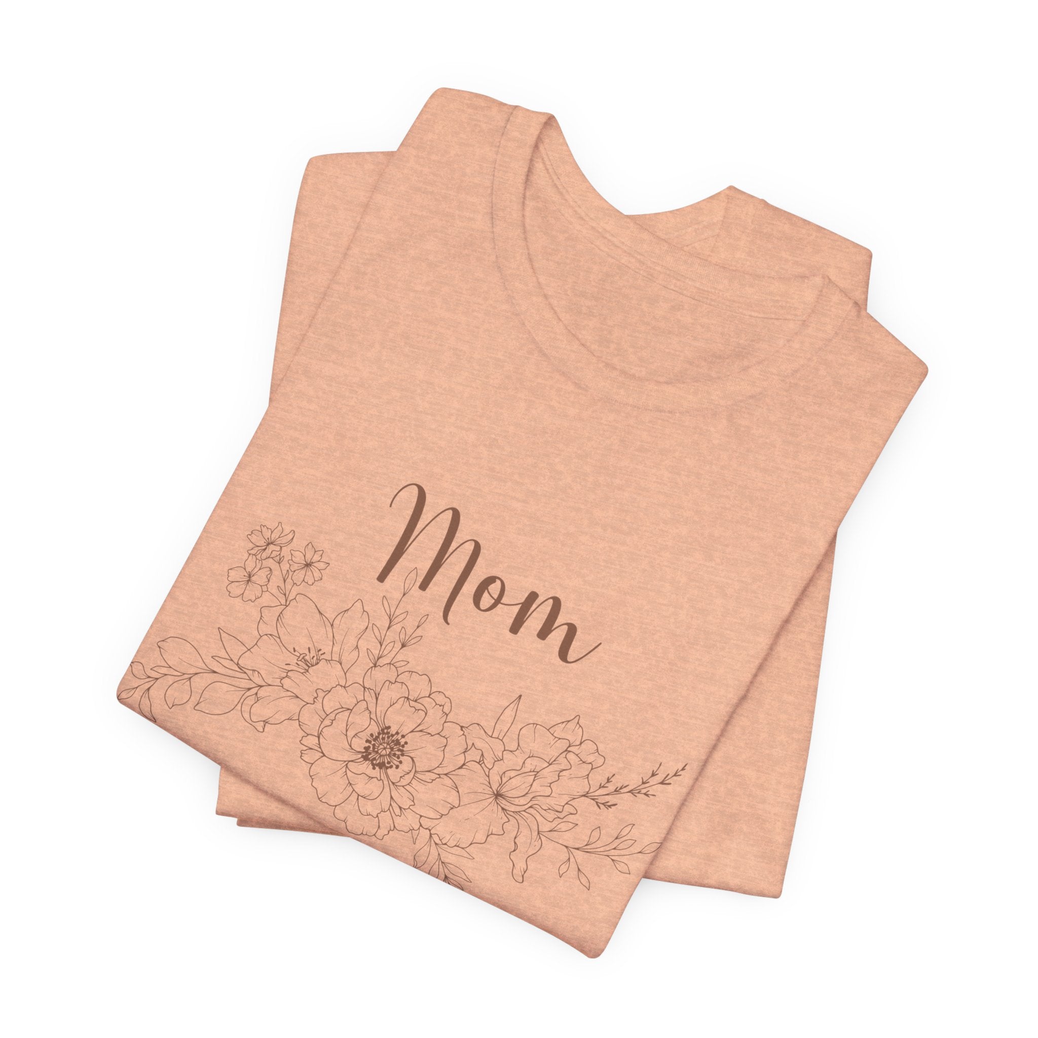 Floral MOM T-Shirt – Personalized Gift for Mom from Kids