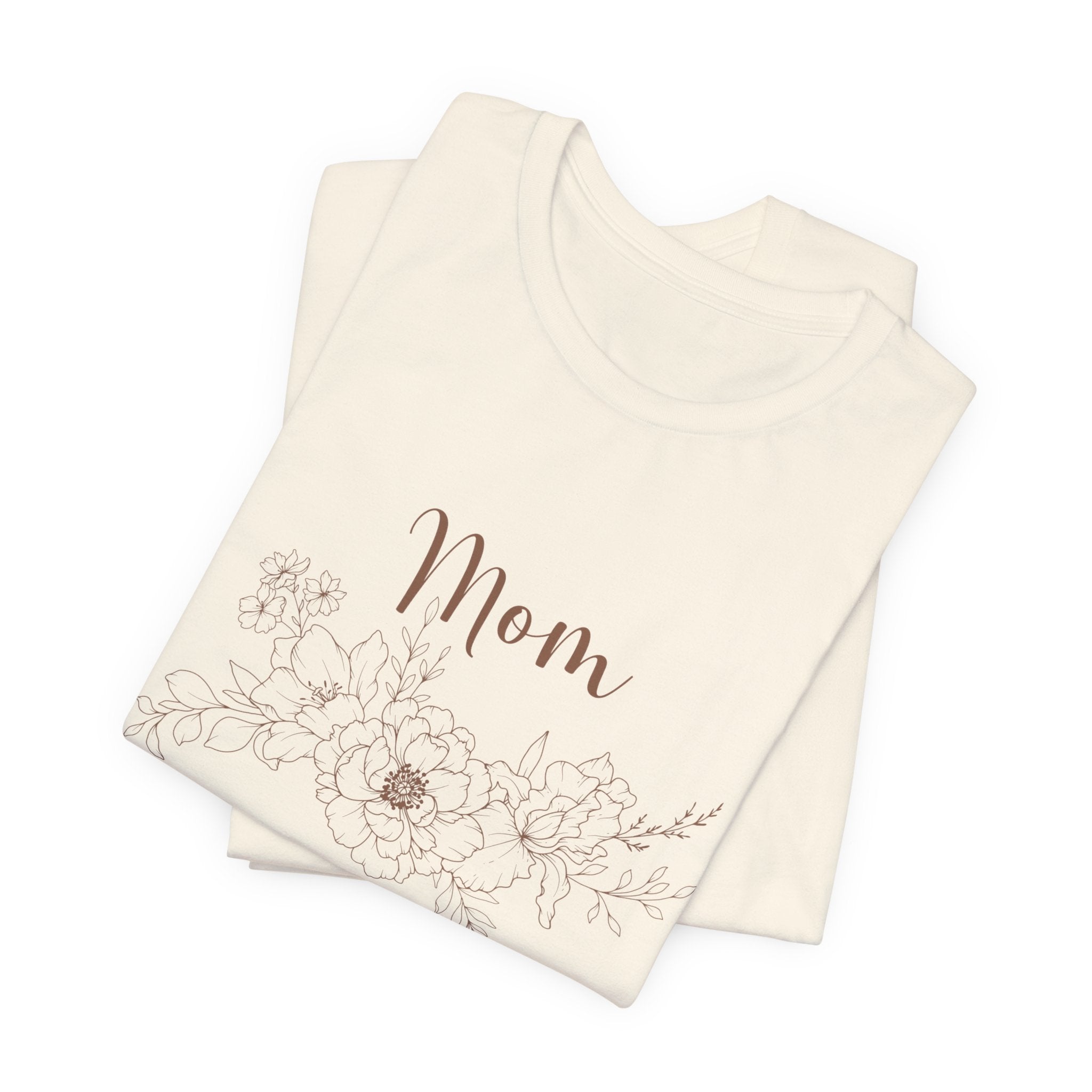 Floral MOM T-Shirt – Personalized Gift for Mom from Kids