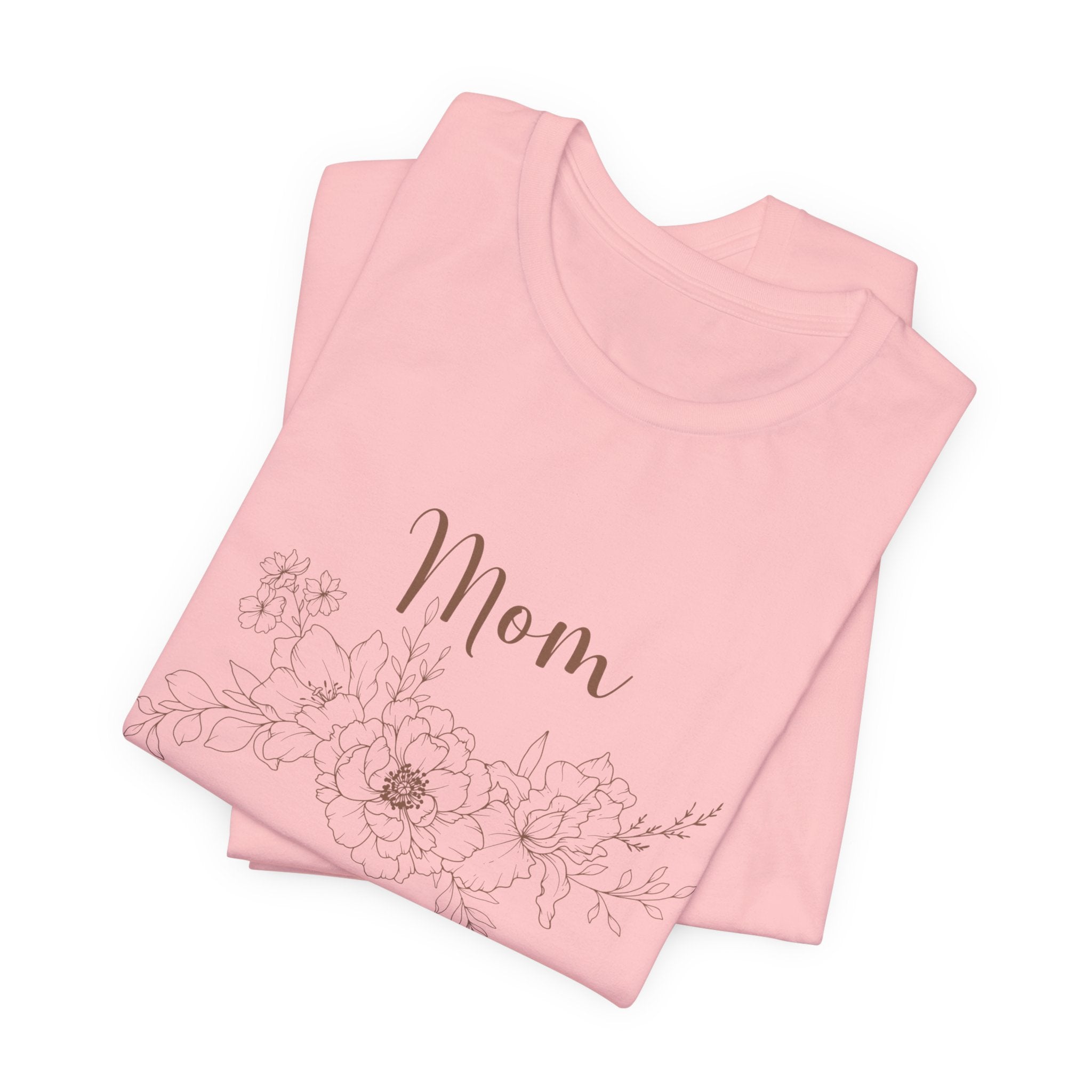 Floral MOM T-Shirt – Personalized Gift for Mom from Kids