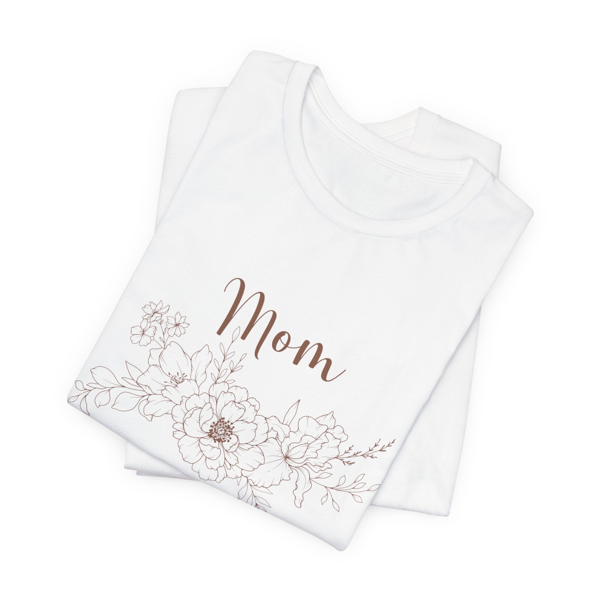 Floral MOM T-Shirt – Personalized Gift for Mom from Kids