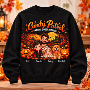Candy Patrol Family Halloween Sweatshirt