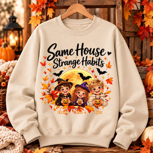 Cozy Autumn Beige Sweatshirt Display