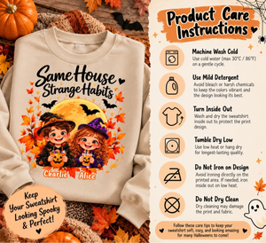 Spooky Sweatshirt Care Guide
