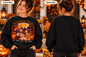 Johnson Family Halloween Sweatshirt Mockup