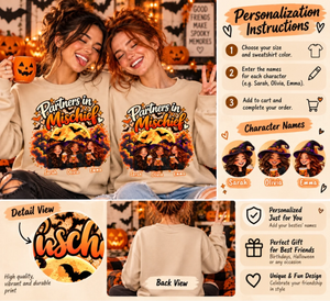 Partners in Mischief Sweatshirt Mockup