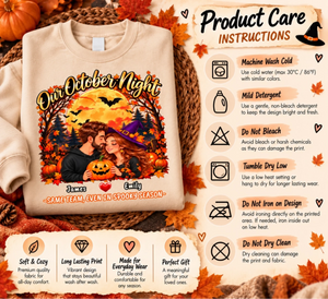 Autumn Sweatshirt Care Guide