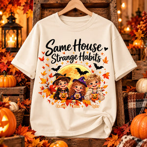 Cozy Autumn Pumpkin T-Shirt Mockup