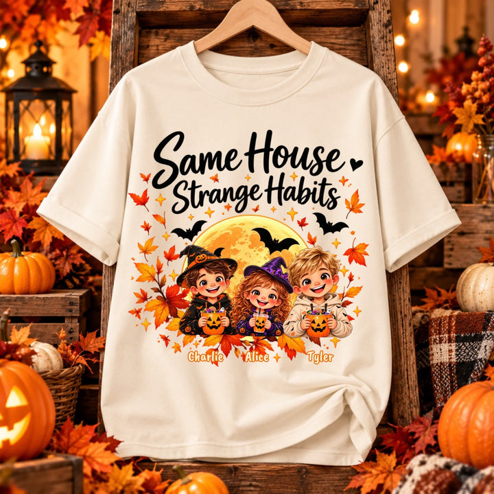 Cozy Autumn Pumpkin T-Shirt Mockup