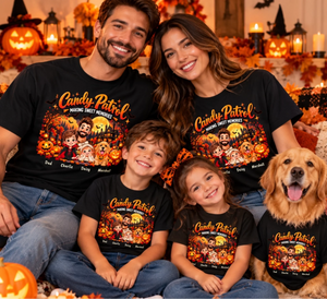 Candy Patrol Family Halloween Portrait