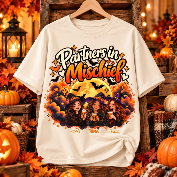 Cozy Autumn Pumpkin T-Shirt Mockup