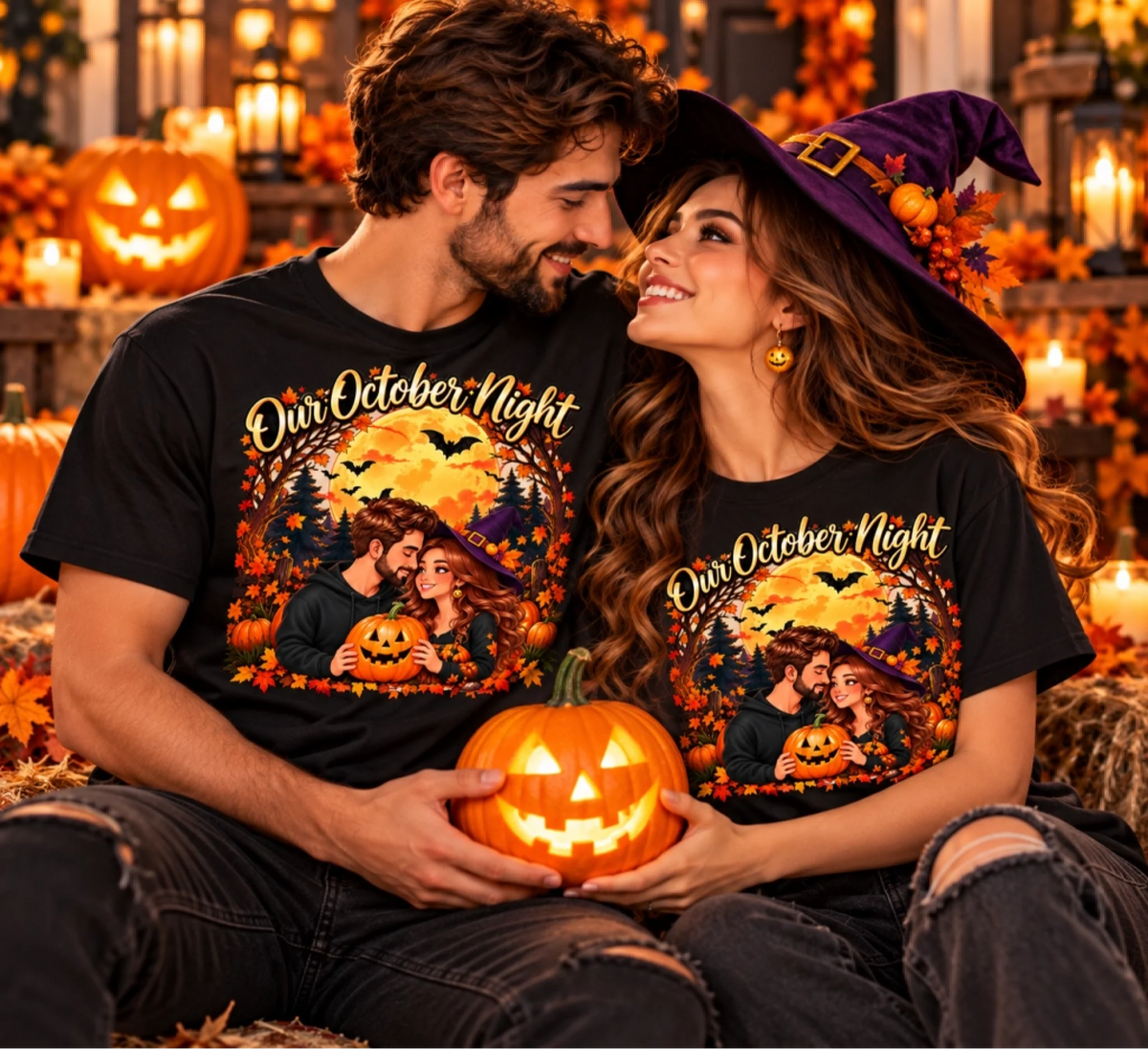 Our October Night Pumpkin Romance