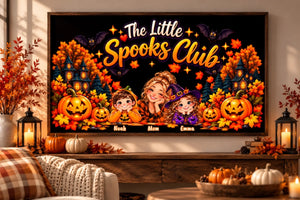 Cozy Autumn Halloween Spooks Club Display