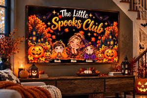The Little Spooks Club Halloween Display
