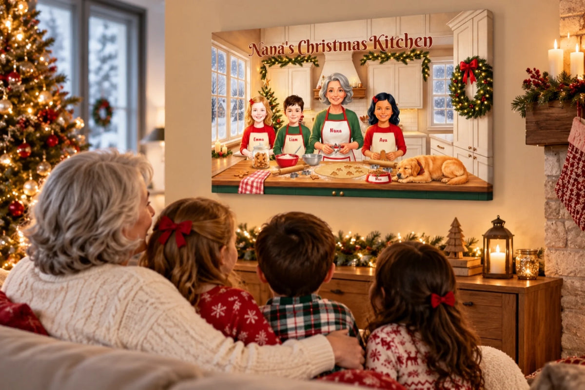 Nana’s Christmas Kitchen Family Moment