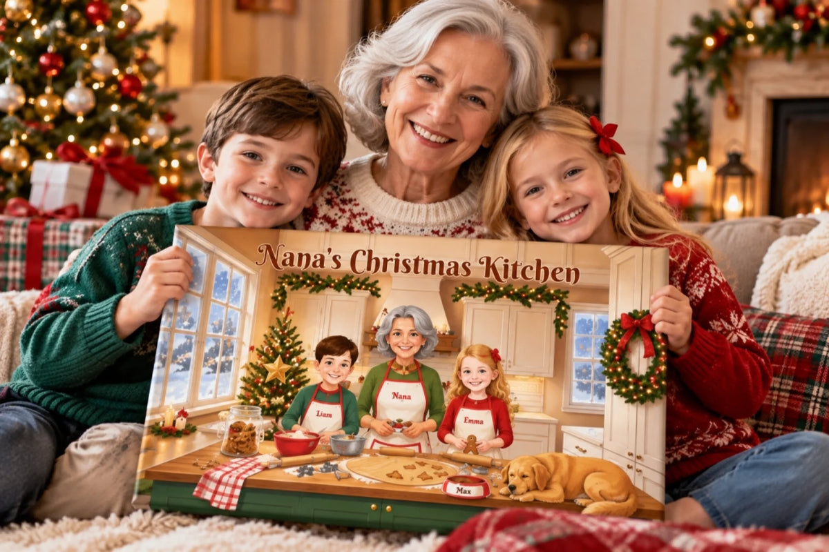 Nana’s Christmas Kitchen Family Moment-2