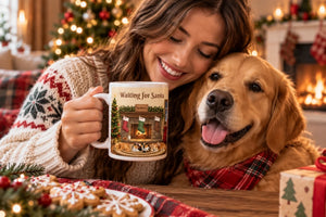 Waiting for Santa with Furry Friends