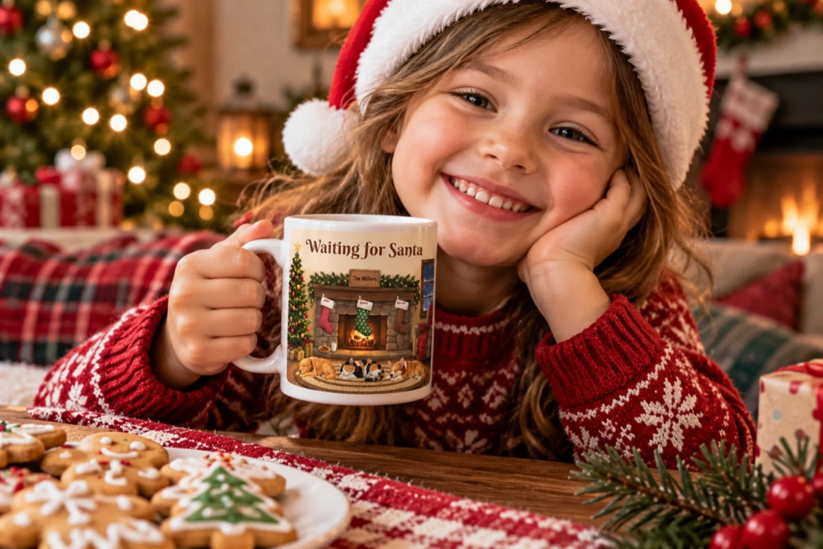 Waiting for Santa by the Hearth