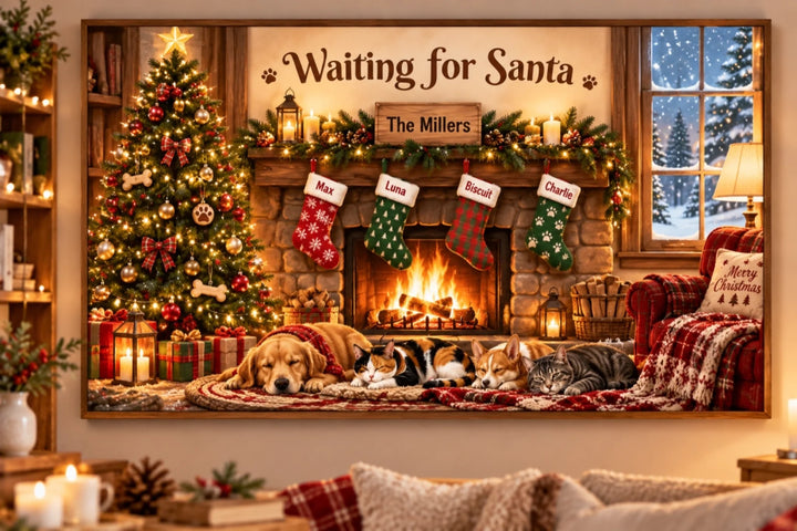 Waiting for Santa_ A Cozy Christmas Haven